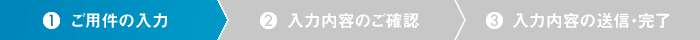 ステップ1.ご用件の入力